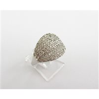 Ring Damiata Gioielli Woman in White Gold Zircone 768/102/4-D199 - 768/102/4-D199